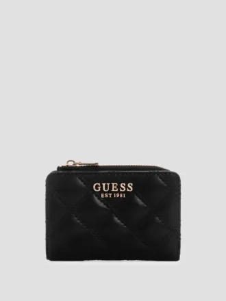Portefeuille et porte-cartes matelassé Giully