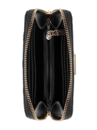 Portefeuille matelassé Atabey de taille moyenne à fermeture à glissière sur tout le pourtour