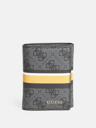 Portefeuille à trois volets avec bandeau et logo Sig