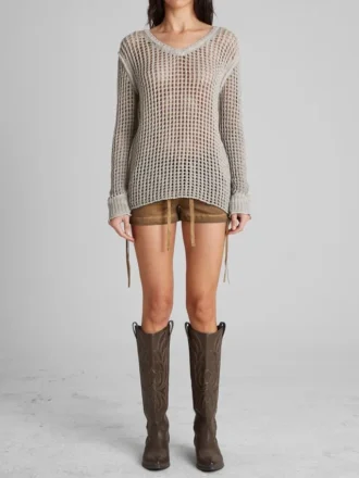 Pull au crochet