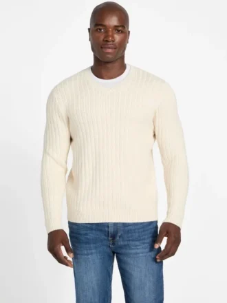 Pull à col en V Eco Bryson Texturé