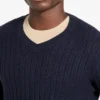 Pull à col en V Eco Bryson Texturé