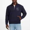 Pull à col montant zippé en twill Eco Harris