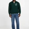 Pull à col montant zippé en twill Eco Harris