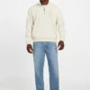 Pull à col montant zippé en twill Eco Harris