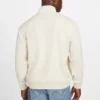Pull à col montant zippé en twill Eco Harris