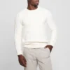 Pull à col rond Eco Noah en maille torsadée celtique
