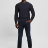 Pull à col rond Eco Noah en maille torsadée celtique