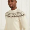 Pull à col rond en jacquard