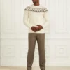 Pull à col rond en jacquard