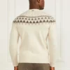 Pull à col rond en jacquard