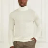 Pull à col roulé en laine mérinos