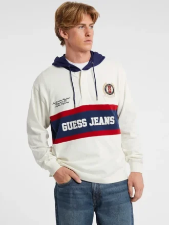 Pull de rugby à capuche