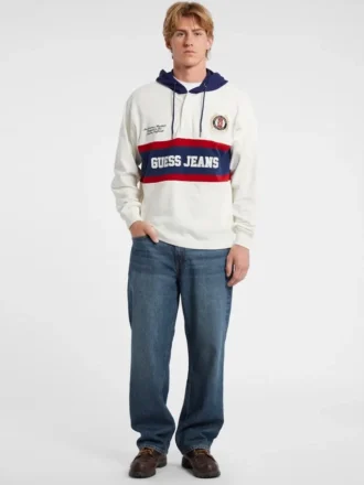 Pull de rugby à capuche
