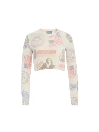 Pull en cachemire imprimé