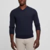 Pull en laine à col en V Fred