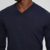 Pull en laine à col en V Fred