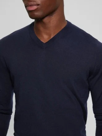 Pull en laine à col en V Fred
