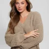 Pull en maille torsadée Aki Chenille Pull en maille torsadée Aki Chenille