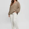 Pull en maille torsadée Aki Chenille Pull en maille torsadée Aki Chenille
