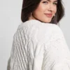 Pull en maille torsadée Aki Chenille