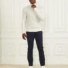 Pull en maille torsadée à demi-fermeture éclair Eco