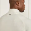 Pull en maille torsadée à demi-fermeture éclair Eco
