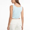 Pull à encolure dégagée en mélange de soie et de laine avec logo