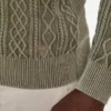 Pull lavé à mailles torsadées Herman