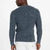 Pull lavé à mailles torsadées Herman