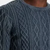 Pull lavé à mailles torsadées Herman