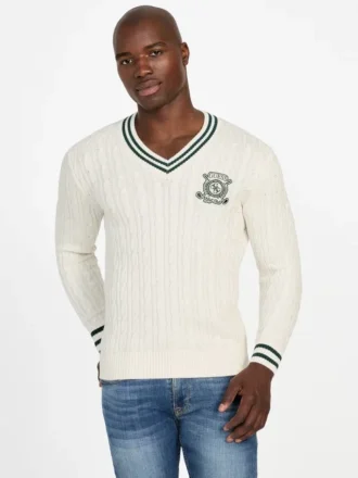Pull à mailles torsadées Eco Hewie