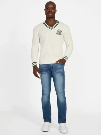 Pull à mailles torsadées Eco Hewie