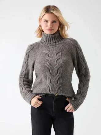 Pull à mailles torsadées Ginny