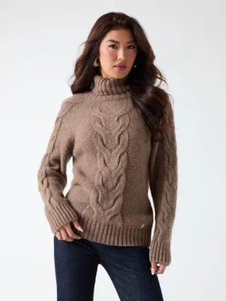 Pull à mailles torsadées Ginny