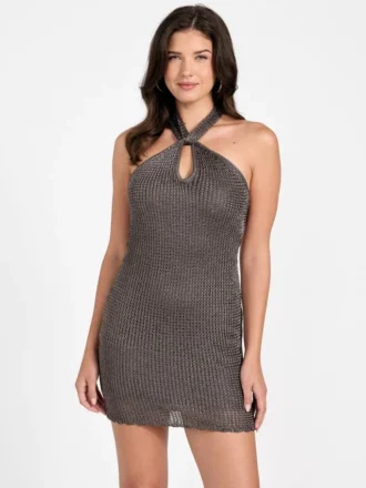 Pull Minka en lurex avec encolure en trou de serrure Pull Minka en lurex avec encolure en trou de serrure