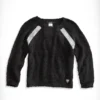 Pull à paillettes en fausse fourrure pour filles (2-6X)