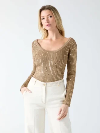 Pull à paillettes Musique