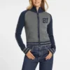 Pull zippé en laine mélangée avec logo Varsity Pull zippé en laine mélangée avec logo Varsity