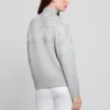 Pulls en laine mélangée à demi-fermeture éclair