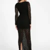 Robe longue Alba en pointelle Robe longue Alba en pointelle