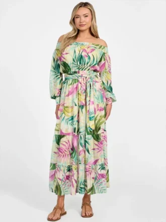 Robe longue imprimée Eco Josee Robe longue imprimée Eco Josee