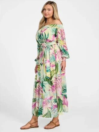 Robe longue imprimée Eco Josee Robe longue imprimée Eco Josee