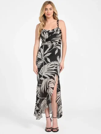 Robe longue imprimée Eco Stacie Robe longue imprimée Eco Stacie