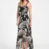 Robe longue imprimée Eco Stacie Robe longue imprimée Eco Stacie