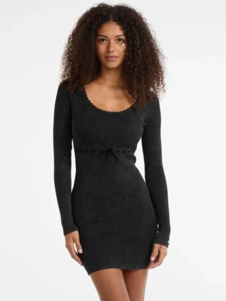 Robe-pull mini à nœud Eco Vintage de Guess Originals