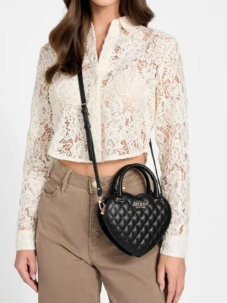 Sac à bandoulière Atabey en forme de cœur