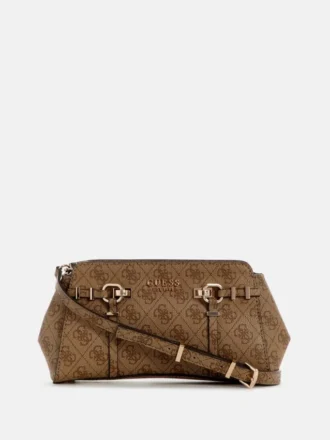 Sac bandoulière avec logo Leona