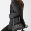 Sac bandoulière avec logo Leona