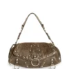 Sac à bandoulière en cuir craquelé